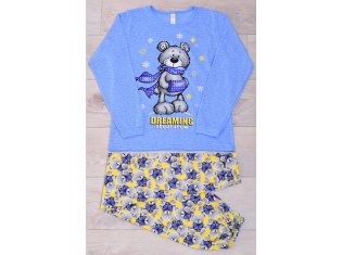 Пижама подростковая 12-102 (лимон) Тедди от компании Новое Кимоно, г. Иваново