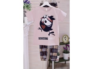 Пижама подростковая 12-104 (бежевый) Воронята от компании Новое Кимоно, г. Иваново