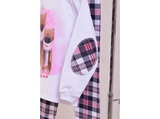 Пижама подростковая 12-076а (белый) от компании Новое Кимоно, г. Иваново