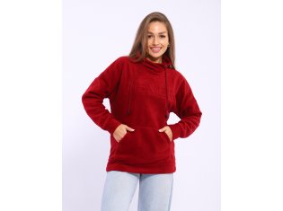 Толстовка женская 6-181з (бордо) от компании Новое Кимоно, г. Иваново