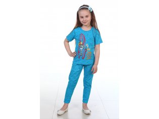 Костюм детский 7-28д (бирюза) от компании Новое Кимоно, г. Иваново