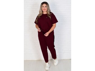 Костюм женский 5-316 (марсала) от компании Новое Кимоно, г. Иваново
