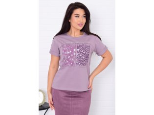 *Футболка женская Ф-2-042в (какао) от компании Новое Кимоно, г. Иваново