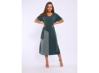 Платье женское 4-111а (изумруд) от компании Новое Кимоно, г. Иваново