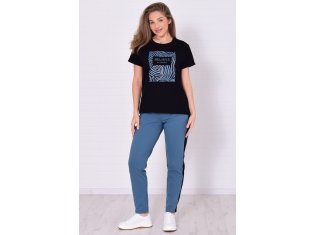 Костюм женский 5-342г (индиго) от компании Новое Кимоно, г. Иваново