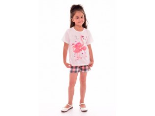 Костюм детский 7-129 (персик ) Фламинго от компании Новое Кимоно, г. Иваново