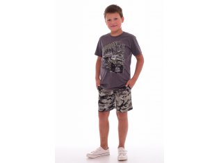 Костюм подростковый 11-015б (антрацит-меланж+хаки) от компании Новое Кимоно, г. Иваново