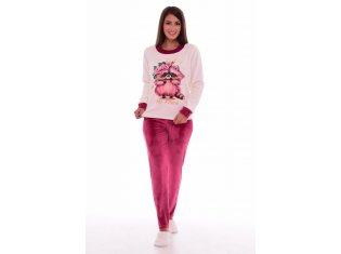 Костюм женский 5-234д (молоко + сирень) от компании Новое Кимоно, г. Иваново