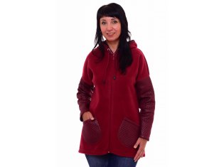 Толстовка женская 6-148 (бордо) от компании Новое Кимоно, г. Иваново