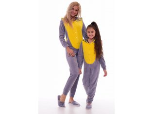 Пижама женская Кигуруми Заяц 1-149 (серый) от компании Новое Кимоно, г. Иваново