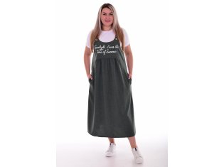 *Сарафан женский Ф-4-07а (хаки) от компании Новое Кимоно, г. Иваново