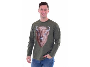 Футболка мужская 9-149б (хаки) от компании Новое Кимоно, г. Иваново