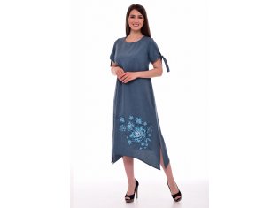 *Платье женское Ф-1-34з (полынь) от компании Новое Кимоно, г. Иваново