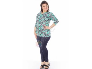 Блузка 286, хлопок от компании Палитра-Текстиль (ИП Баранова Н.В.), г. Кохма