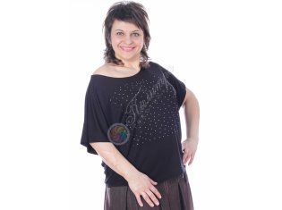 Блузка со стразами от компании Палитра-Текстиль (ИП Баранова Н.В.), г. Кохма