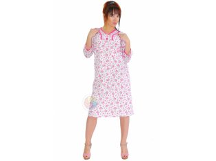 Ночная сорочка 019А, футер от компании Палитра-Текстиль (ИП Баранова Н.В.), г. Кохма