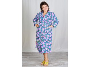 Халат на запах, фланель от компании Палитра-Текстиль (ИП Баранова Н.В.), г. Кохма