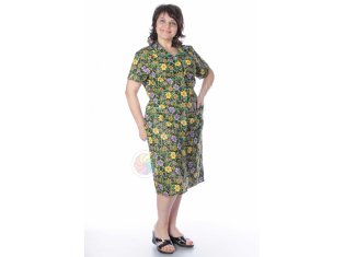 Халат на пуговицах, бязь от компании Палитра-Текстиль (ИП Баранова Н.В.), г. Кохма