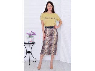 *Футболка женская Ф-2-038б (горчица) от компании Фореска 37, г. Иваново