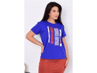 *Футболка женская Ф-2-041в (василек) от компании Фореска 37, г. Иваново