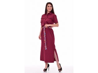 *Платье женское Ф-1-65а (пунцовый) от компании Фореска 37, г. Иваново