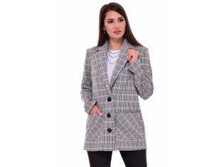 *Жакет женский Ф-7-013 (бело-черный) от компании Фореска 37, г. Иваново