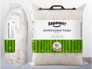 Одеяло всесезонное ИвШвейСтандарт Бамбуковая роща от компании Ассорти Комфорт, г. Иваново