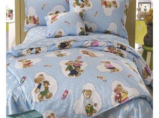 Постельное белье детское Фаворит Текстиль Bеселые мишки, сатин от компании Ассорти Комфорт, г. Иваново