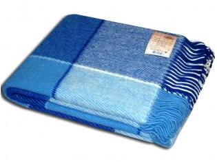 Плед Vladi Эльф(1) бел/гол/кобальт от компании Ассорти Комфорт, г. Иваново