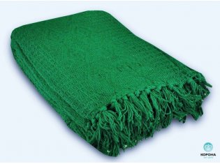 Покрывало Коронатекс Лотос темно-зеленое от компании Ассорти Комфорт, г. Иваново
