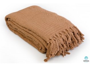 Покрывало Коронатекс Лотос коричневое от компании Ассорти Комфорт, г. Иваново