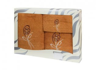 Набор полотенец Valentini кэмел от компании Ассорти Комфорт, г. Иваново