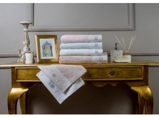 Набор полотенец Tivolyo Home Джульет розовый от компании Ассорти Комфорт, г. Иваново