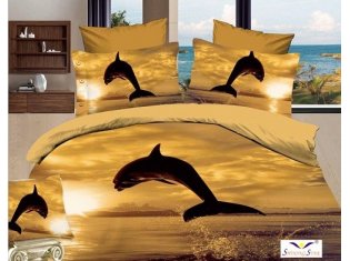 Постельное белье Фаворит Текстиль Дельфин в подарочной упаковке, сатин от компании Ассорти Комфорт, г. Иваново