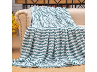 Плед Sofi De Marco Гринда морская волна от компании Ассорти Комфорт, г. Иваново