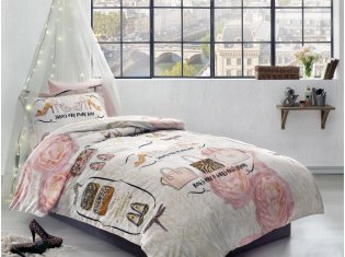 Постельное белье Tivolyo Home Инна, сатин от компании Ассорти Комфорт, г. Иваново