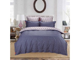 Элитное постельное белье в клетку Sofi De Marko Николас №6, сатин от компании Ассорти Комфорт, г. Иваново