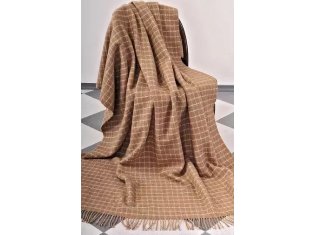 Шерстяной плед Pure Nature Кларисса в клетку от компании Ассорти Комфорт, г. Иваново