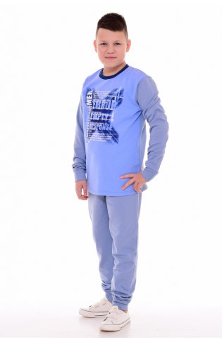 Пижама подростковая 11-045 (голубой) от компании Новое Кимоно, г. Иваново