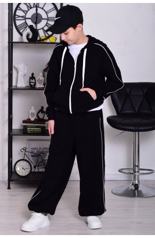 Костюм подростковый 11-077 (черный) от компании Новое Кимоно, г. Иваново