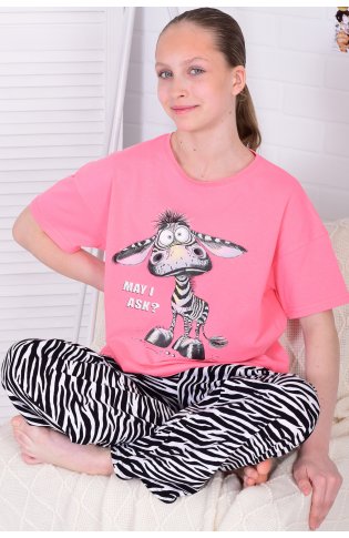 Пижама подростковая 12-115 (коралл) от компании Новое Кимоно, г. Иваново