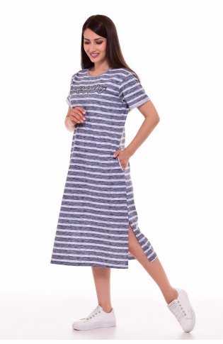 Платье женское 4-094 (серый) от компании Новое Кимоно, г. Иваново