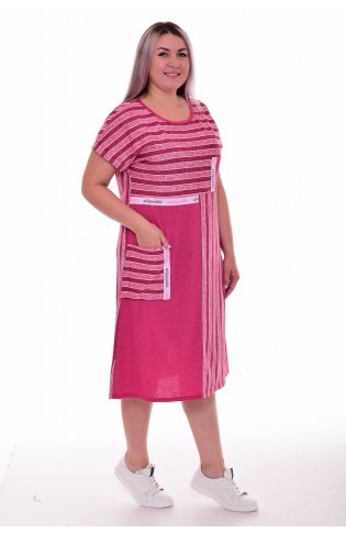 Платье женское 4-098а (розовый) от компании Новое Кимоно, г. Иваново