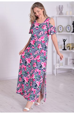 Платье женское 4-114а (розовый) от компании Новое Кимоно, г. Иваново