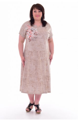 Платье женское 4-69а (карамель) от компании Новое Кимоно, г. Иваново
