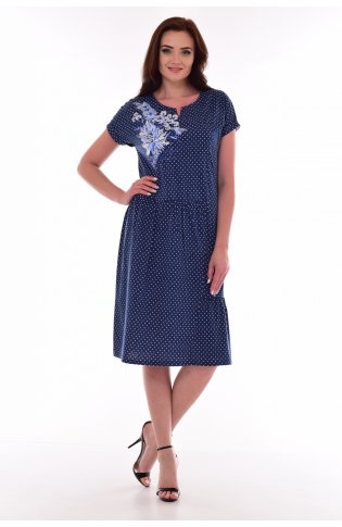 Платье женское 4-69г (темно-синий) от компании Новое Кимоно, г. Иваново