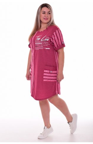 Платье женское 4-71а (розовый) от компании Новое Кимоно, г. Иваново