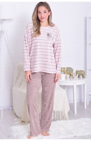 Пижама женская 5-304г (пудра) от компании Новое Кимоно, г. Иваново