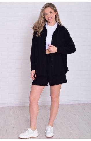 Костюм женский 5-351ж (черный) от компании Новое Кимоно, г. Иваново