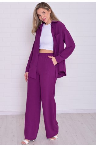 Костюм женский 5-352а (лиловый) от компании Новое Кимоно, г. Иваново
